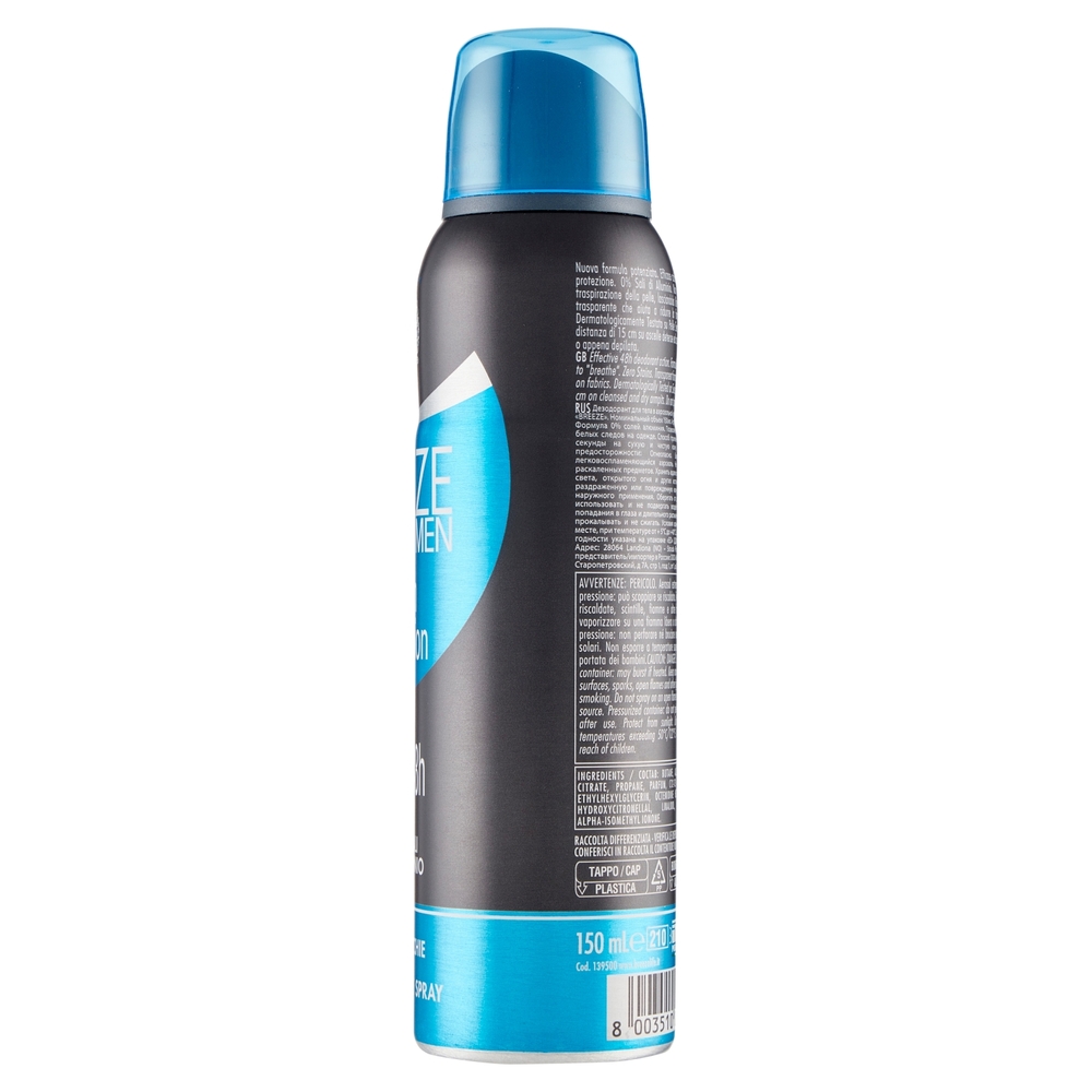 Breeze Men Fresh Protection Deodorante Spray 150 mL